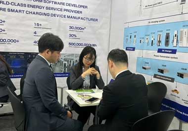 37000cm威尼斯新能源亮相韩国展会，为全球充电行业贡献“中国力量”(图4)