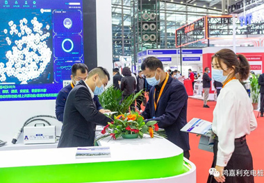 【展会风采】37000cm威尼斯新能源2021深圳国际充电站（桩）设备展(图4)